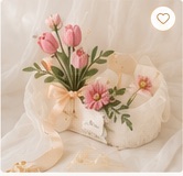 Soft Tulip Table Keepsake